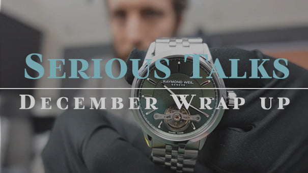 Serious Talks: December Wrap Up