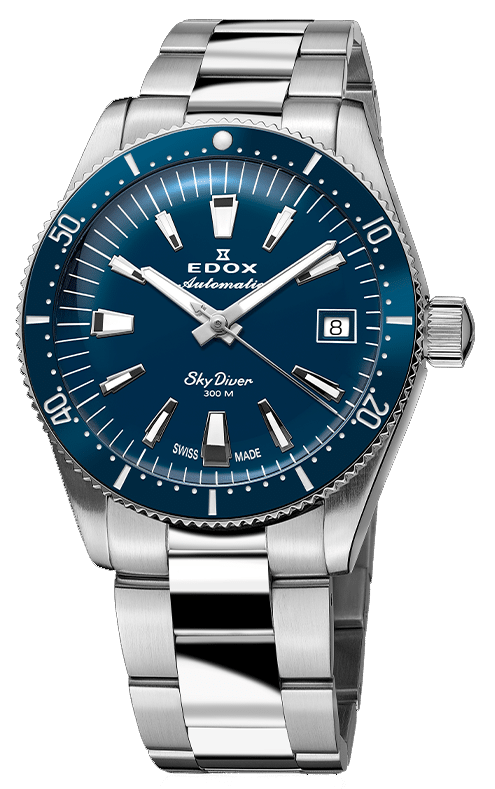 Edox Skydiver 38 Date Automatic 80131 3BUM BUIN