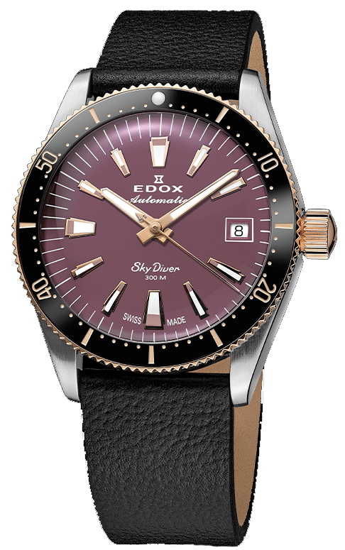 Edox Skydiver 38 Date Automatic Special Edition 80131 357RNRC VIO Edox Skydiver 38 Date Automatic Special Edition 80131 357RNRC VIO