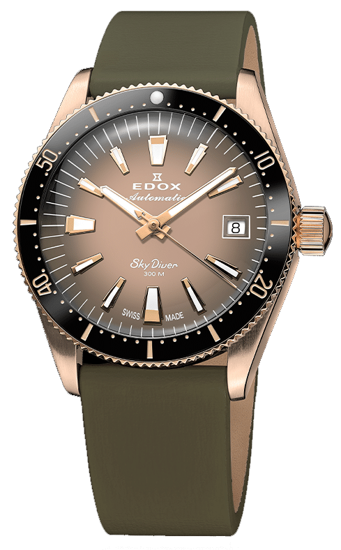 Edox skydiver bronze hotsell