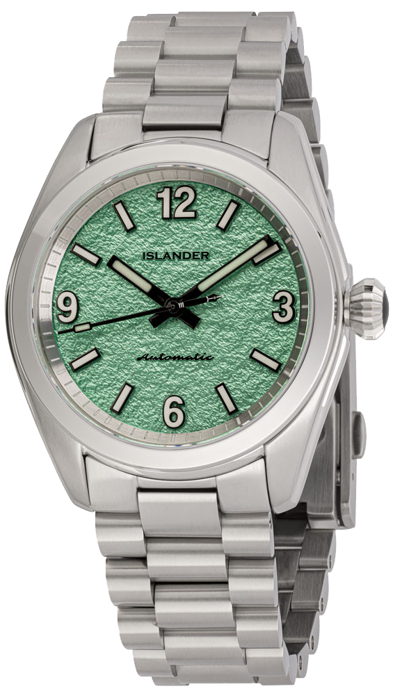 Islander Watch Brookville Calligraphy Edition Green Parchment #ISL