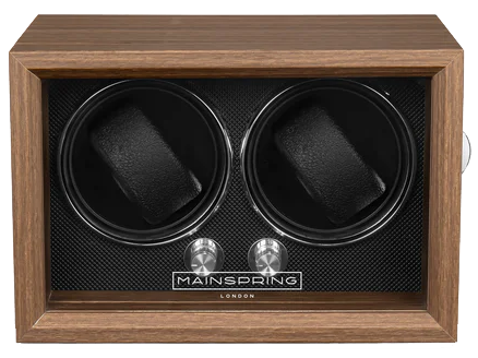 Mainspring Oxford Guardian Dual Slot Watch Winder Brown MS-WIN-OXF2-01