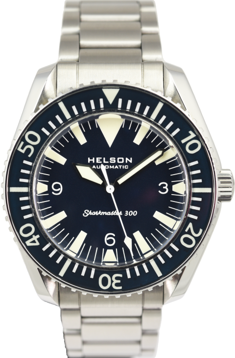 Helson Sharkmaster 300 Blue No Date (Pre-owned) - SeriousWatches.com