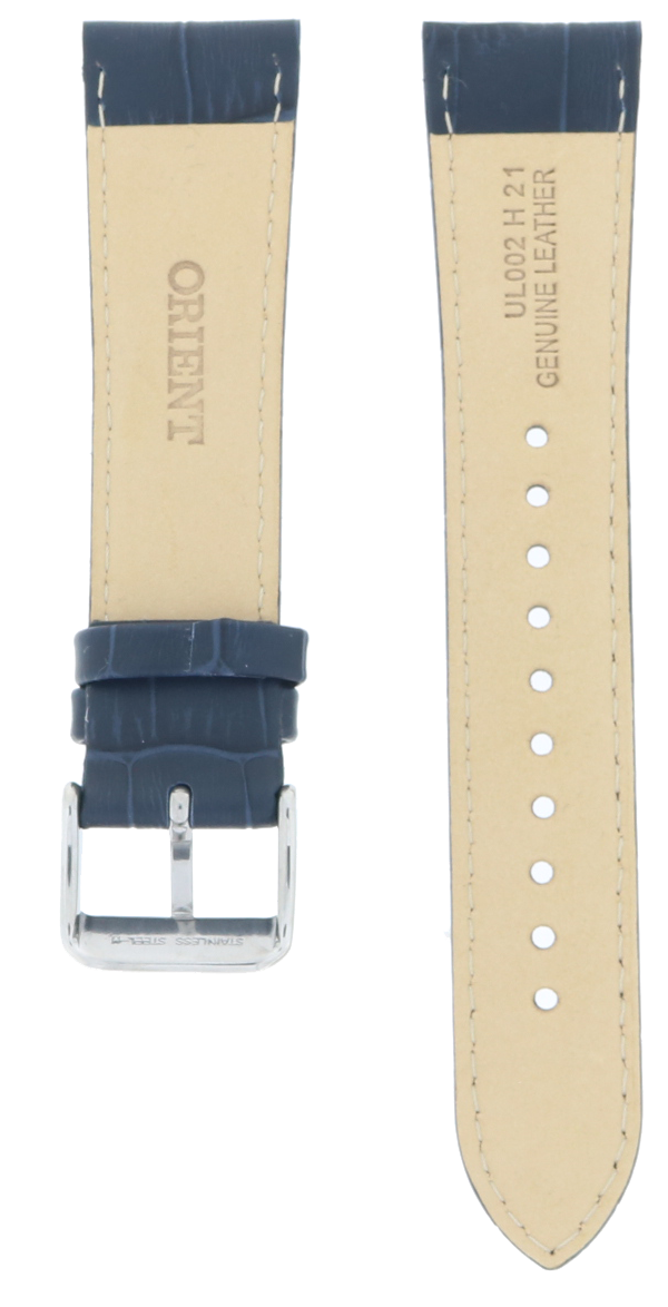 Orient Blue Leather Strap 21mm UL002013J0 SeriousWatches