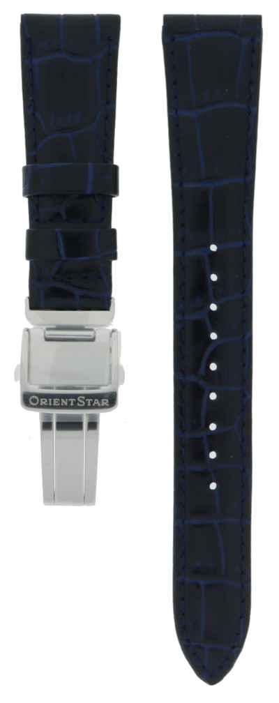 Orient Star Blue Leather Strap 20mm UL022013J0