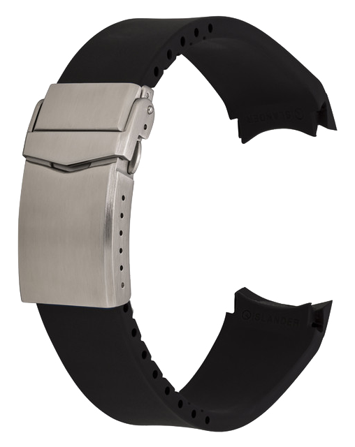 Islander Watch 22mm Black FKM Rubber for Casio Duro #BRAC-103