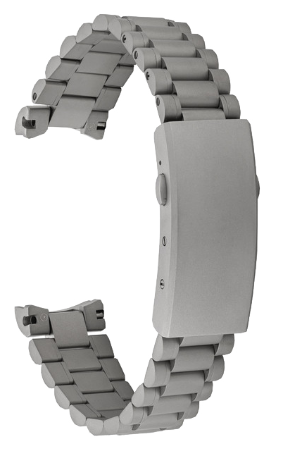 Islander Watch 20mm Blasted Bracelet for Bulova 45mm Lunar Pilot on Strap #BRAC-107