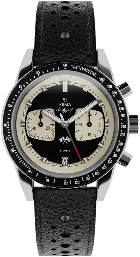 Yema Rallygraf Meca-Quartz Reverse Panda YMHF1580-AA