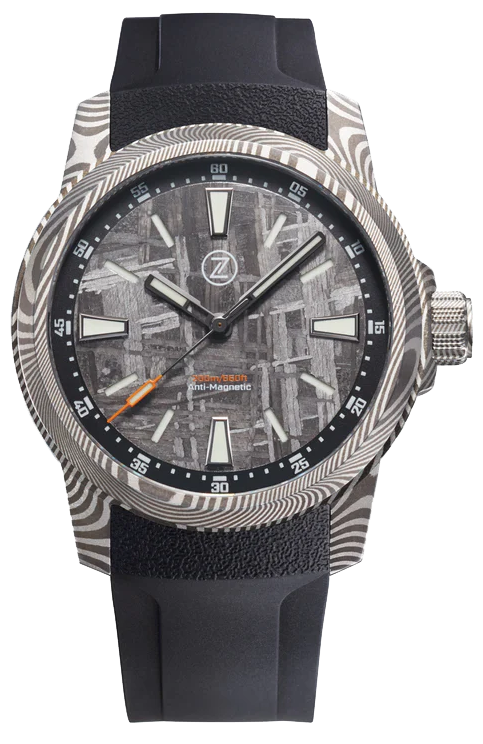 Zelos Aurora Field 38mm Ti Damascus - SeriousWatches.com Zelos Aurora Field 38mm Ti Damascus - SeriousWatches.com