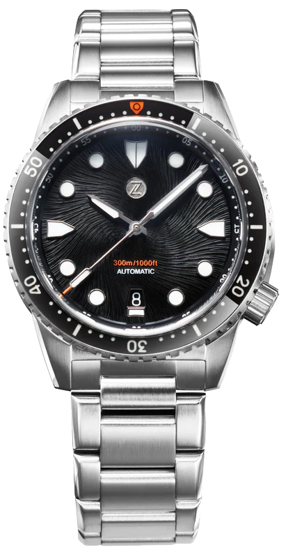 Zelos Divers Watches Zelos Swordfish 40mm DLC Meteorite