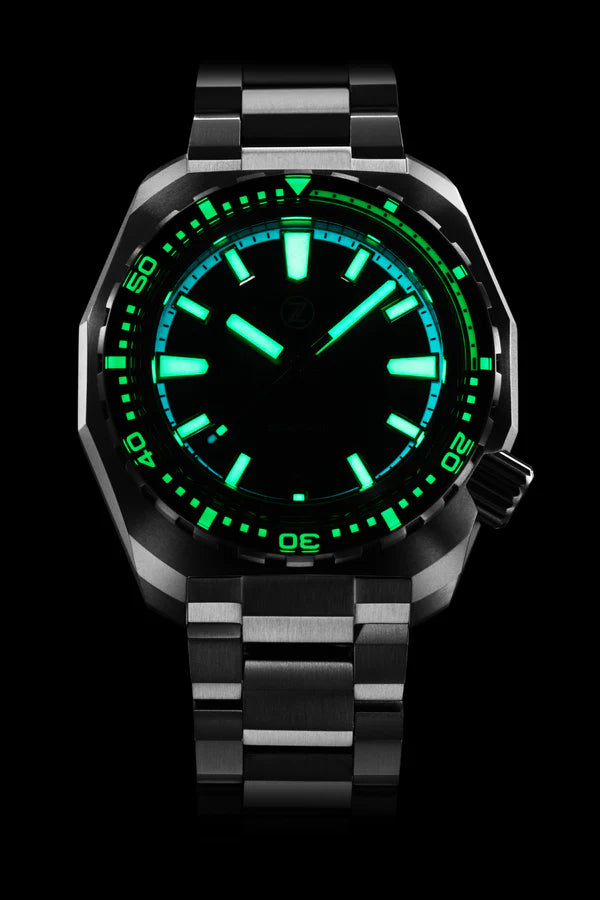 Zelos Hammerhead V3 TI Teal Meteorite - SeriousWatches.com Zelos Hammerhead V3 TI Teal Meteorite - SeriousWatches.com