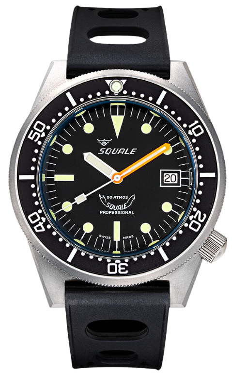 Squale 50 Atmos Black Blasted 1521-026/A 1521BKBL.NT