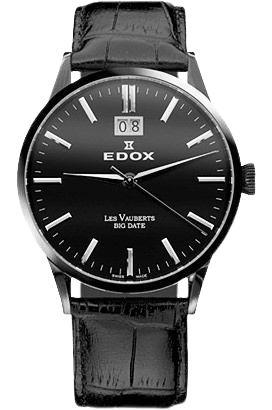 Edox Les Vauberts Big Date 63001 37N NIN