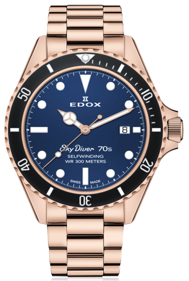 Edox Skydiver Automatic 80112 37RNM BUI SeriousWatches