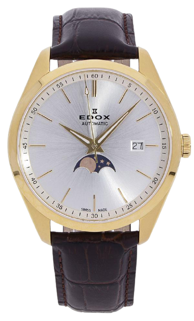 Edox Les Vauberts Moon Phase Automatic 80505 37J AID SeriousWatches