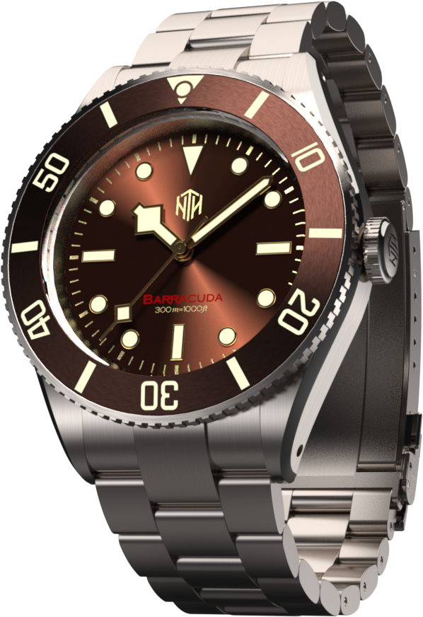 NTH Barracuda Brown No Date - SeriousWatches.com NTH Barracuda Brown No Date - SeriousWatches.com