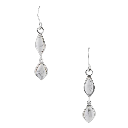 Howlite earrings on sale