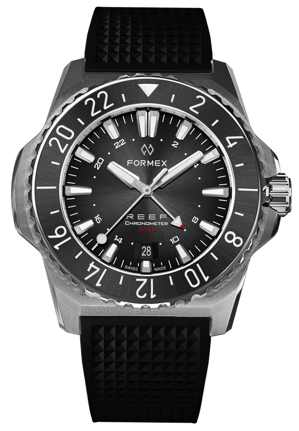 Formex REEF GMT Black and Red Ceramic Bezel