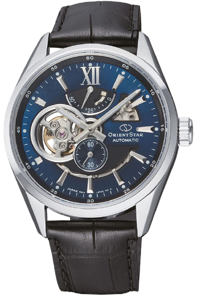 Orient star automatic semi skeleton power reserve sale