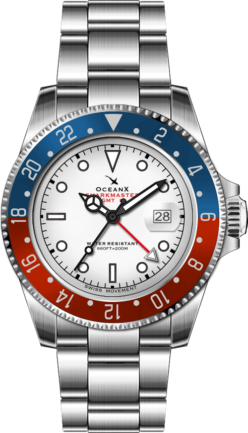 OceanX Sharkmaster GMT II SMS-GMT-0212