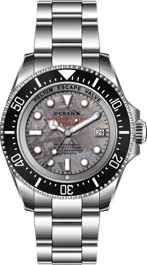 OceanX Sharkmaster 1000 Meteorite SMS1011M SeriousWatches