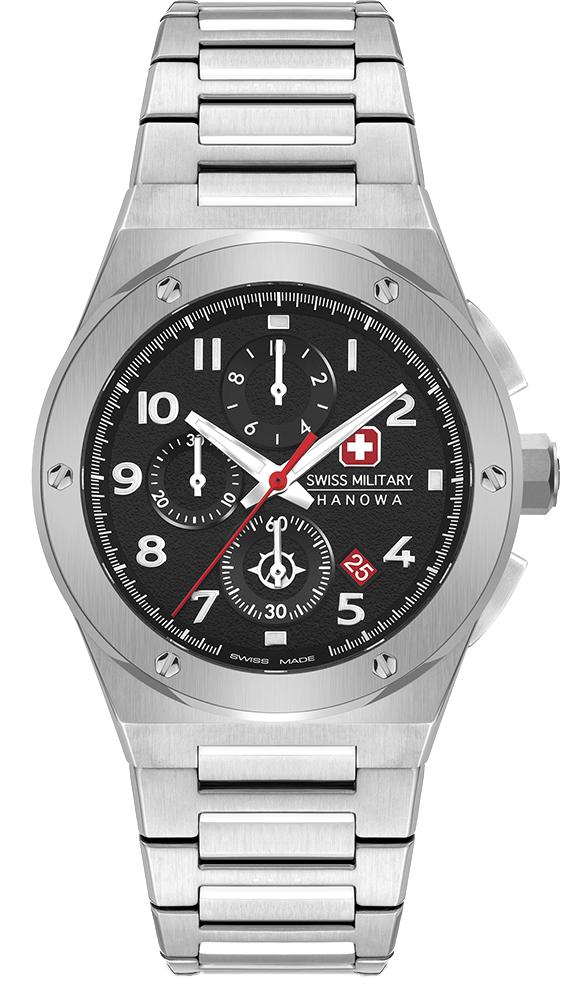 Swiss military sales watch stainless steel