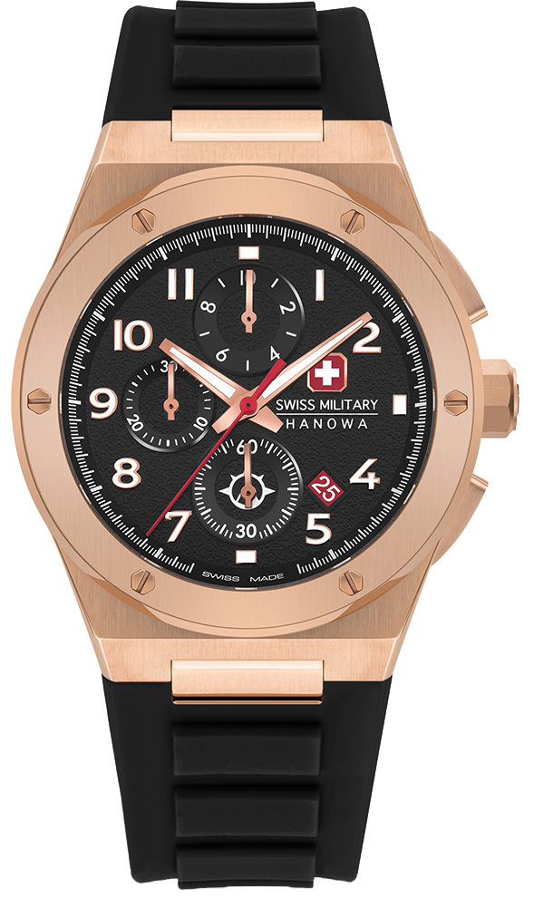 Swiss military hanowa rose gold hotsell