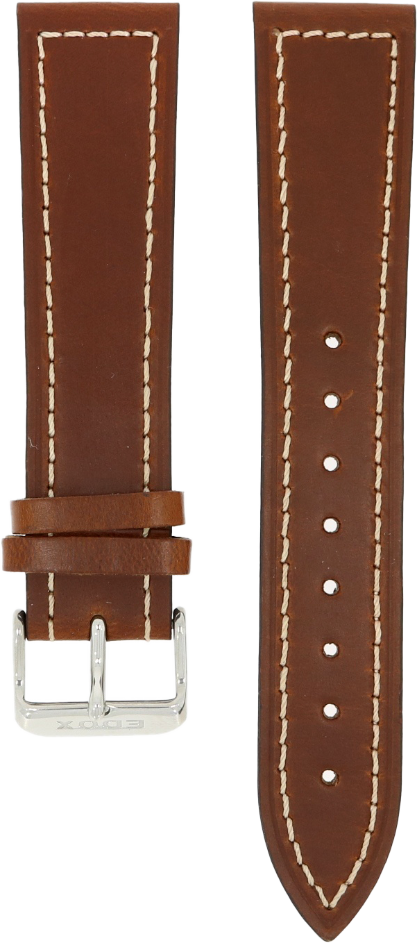 Edox Brown Leather Strap 23mm