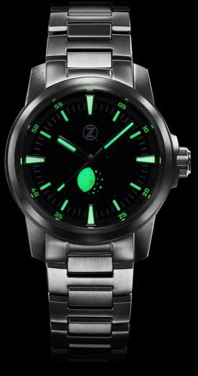 Zelos Aurora Moonphase Aventurine - SeriousWatches.com Zelos Aurora Moonphase Aventurine - SeriousWatches.com