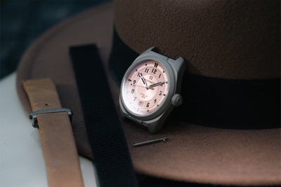 Formex Field 40mm Coho Salmon Leather