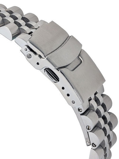 Islander Watch 20mm Brushed and Polished Bracelet for Seiko 41mm Solar Dive #BRAC-132