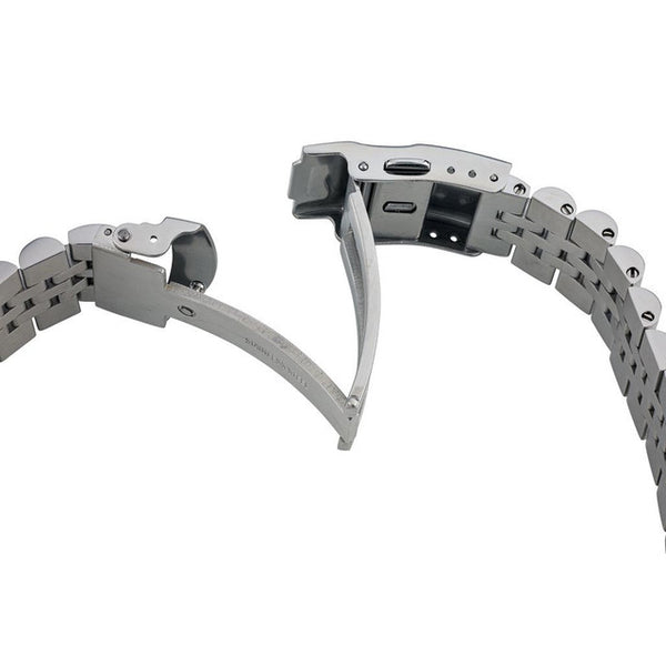 Islander Watch 20mm Brushed and Polished Bracelet for Seiko 41mm Solar Dive #BRAC-132
