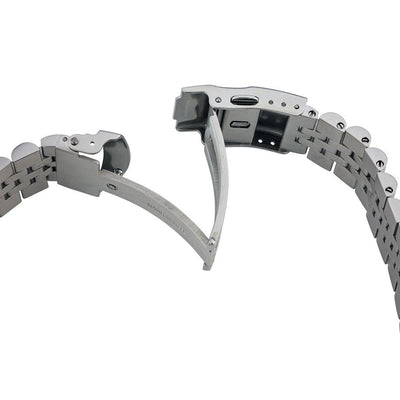 Islander Watch 20mm Brushed and Polished Bracelet for Seiko 39.4mm SSK GMT #BRAC-101