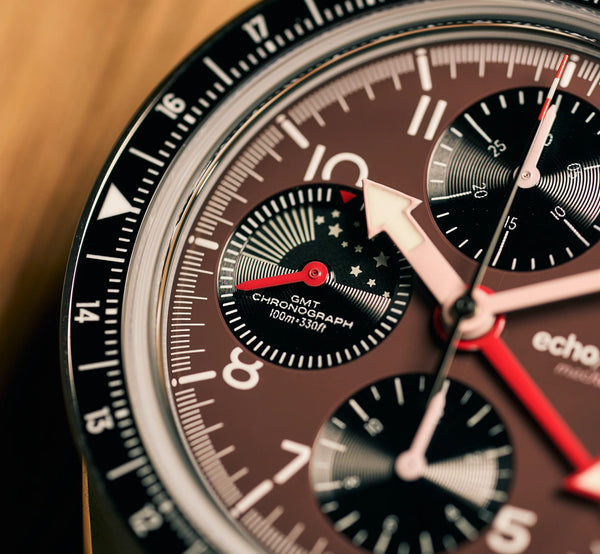 Echo/Neutra 1956 Chrono GMT Purple