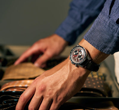 Echo/Neutra 1956 Chrono GMT Purple