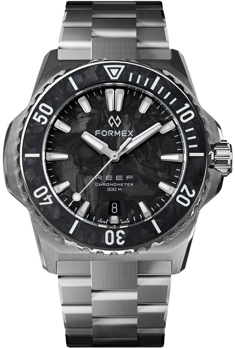 Formex REEF 39.5mm Automatic Chronometer 300m Forged Carbon Bracelet