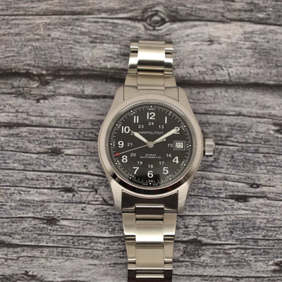 Islander Watch 20mm Brushed Bracelet for Hamilton Khaki Field Auto 38mm BRAC-164