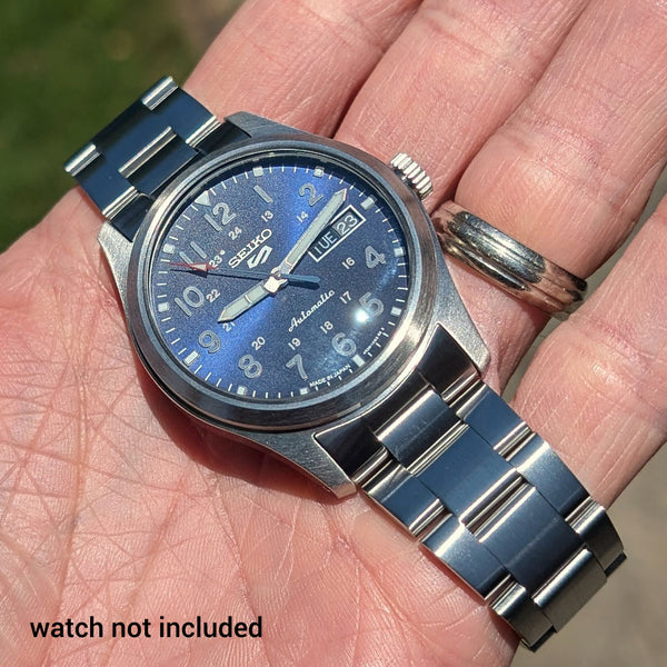 Islander Watch 20mm Brushed Bracelet for Seiko SRPG 40mm Field Watch #BRAC-94
