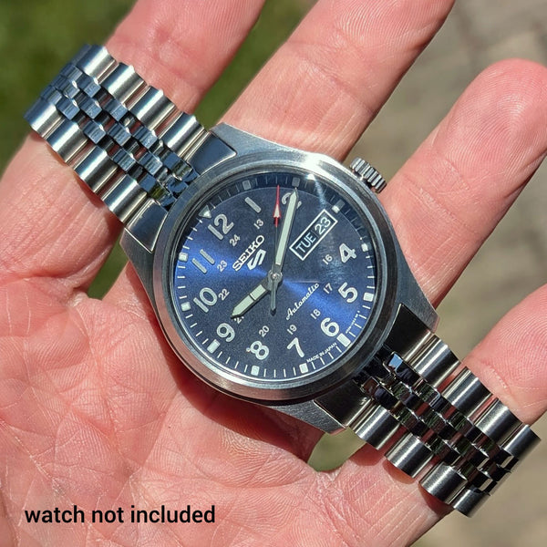 Islander Watch 20mm Brushed and Polished Bracelet for Seiko SRPG 40mm Field Watch #BRAC-95