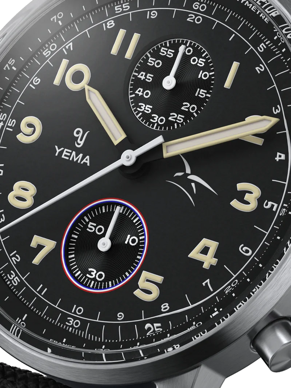 Yema Flygraf Bi-Compax French Air Force Black YMHF1582AA-AA