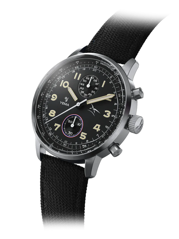 Yema Flygraf Bi-Compax French Air Force Black YMHF1582AA-AA