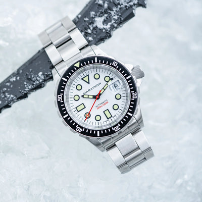 Marathon 41mm Arctic Original SAR Date Automatic Bracelet OSAR-D WW194006SS