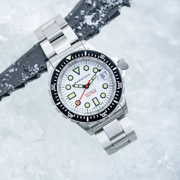 Marathon 41mm Arctic Original SAR Date Automatic Bracelet OSAR-D WW194006SS