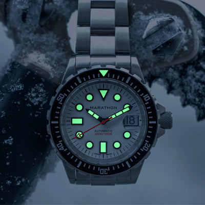 Marathon 41mm Arctic Original SAR Date Automatic Bracelet OSAR-D WW194006SS