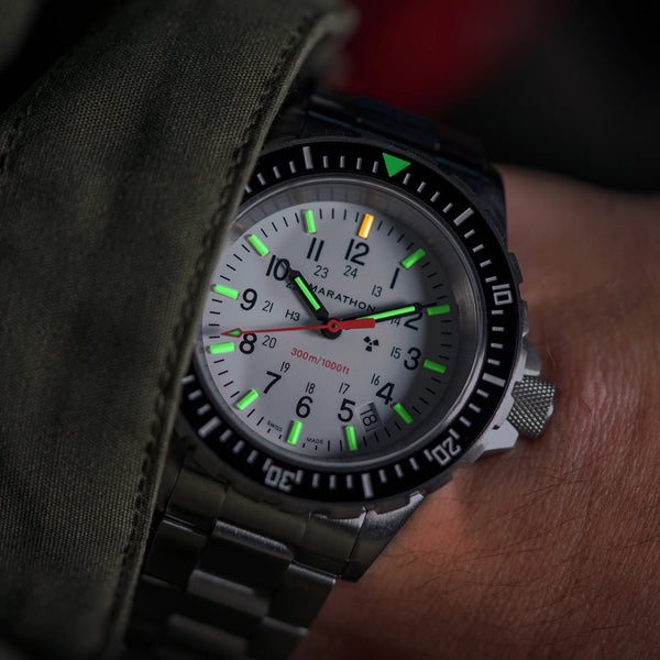 Marathon 41mm Arctic Large Diver's Quartz Bracelet TSAR WW194007SS
