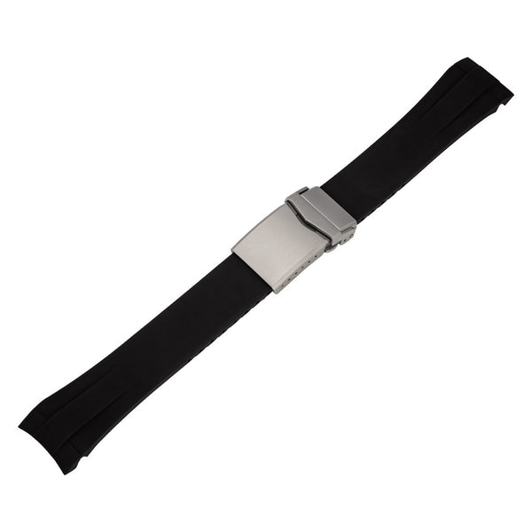 Islander Watch 22mm Black FKM Rubber for Casio Duro #BRAC-103