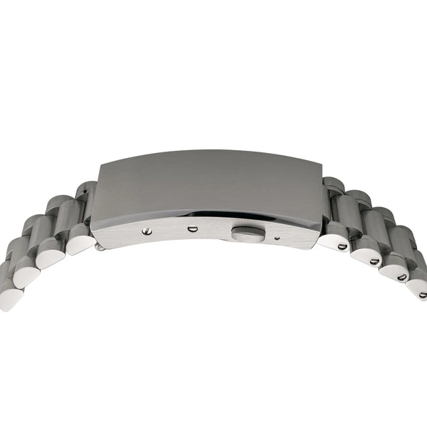 Islander Watch 20mm Polished Bracelet for Bulova 43.5mm Lunar Pilot on Bracelet #BRAC-105