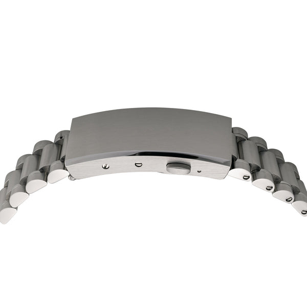 Islander Watch 20mm Polished Bracelet for Bulova 45mm Lunar Pilot on Strap #BRAC-108