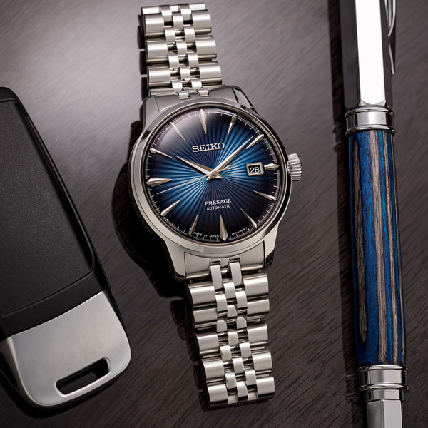 Islander Watch 20mm Brushed and Polished Bracelet for Seiko 40.5mm Cocktail Time #BRAC-124