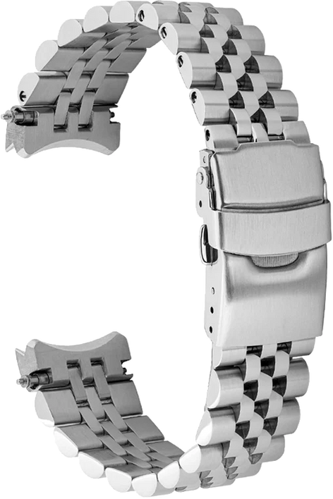 Islander Watch 22mm Brushed and Polished Bracelet for Orient Mako Solar Chronograph #BRAC-155